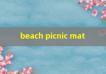 beach picnic mat